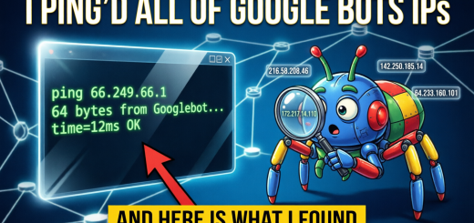 Results of pinging all of googlebot's IPs