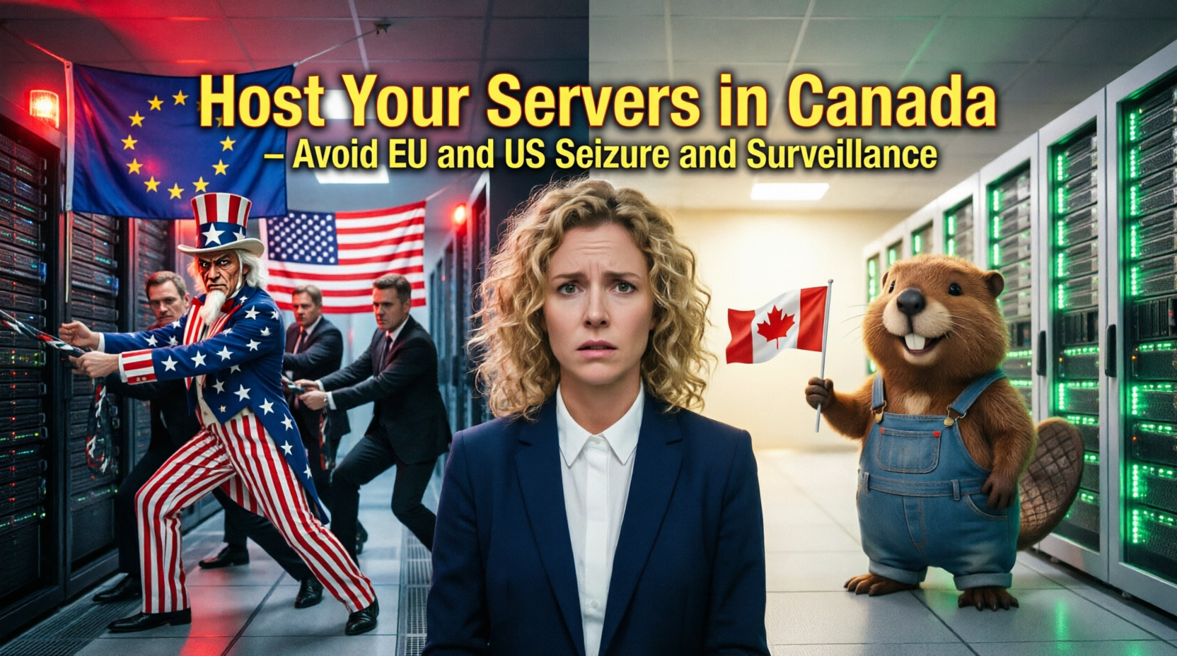 Host your data in Canada to protect yourself from the EU or US